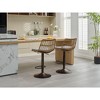 NicBex Set of 2 Bar Stools for Kitchen Island,Rattan Counter Bar Stools with Footrest,Bar Chairs for Dining Rooms,Kitchens Islands - 2 of 4