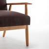 NicBex Mid-Century Modern Accent Chair,Living Room Chair with Wood Arms,Armchair for Living Room,Bedroom,Office - 4 of 4