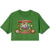 Chuck E. Cheese Happy Holidays Adult Irish Green Heather Crew Neck Short Sleeve T-shirt - 2 of 3