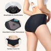 CARER Period Incontinence Underwear for Women Washable Leak Proof Underwear for Women 150ml Super Absorbent 3pk Black - 2 of 4