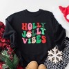 Simply Sage Market Women's Graphic Sweatshirt Holly Jolly Vibes Smile - 2 of 3