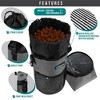 PetAmi Travel Dog Food Bag, Pet Cat Collapsible Bowls Set, Portable Foldable Waterproof Lining - 2 of 4