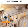 Portable Height Adjustable Laptop Standing Desk，Mobile Couch Snack Side Table，Sofa Bedside Laptop Stand for Home Office - 3 of 4