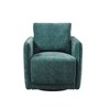 Adobe Upholstered 360 Degree Swivel Chair Green - Madison Park: Channel Quilted, Comfortable Accent Seating - 2 of 4
