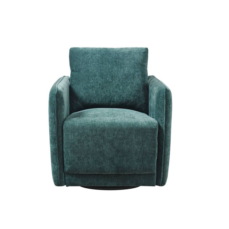 Adobe Upholstered 360 Degree Swivel Chair Green - Madison Park, 1 of 11