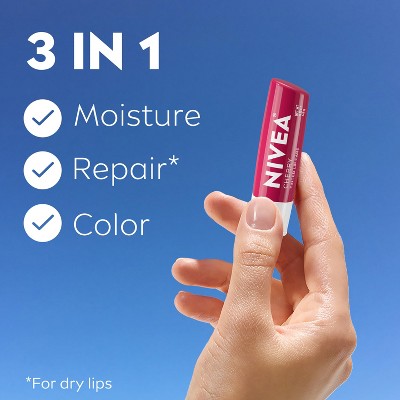 NIVEA Lip Cherry Tinted Lip Balms - 0.34oz/2ct: Moisturizing, Stick Form