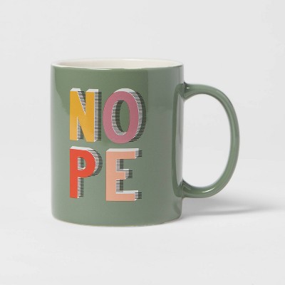 15oz Stoneware Nope Mug - Room Essentials™