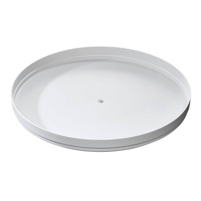 iDESIGN Kitchen Recycled Plastic Lazy Susan Turntable Gray: 15" Wide, Hand Wash, Kitchen Storage Solution