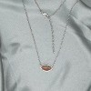 14K Gold Fine Necklace Football Basketball Baseball Soccer Charms 17 Inch Short Sports Jewelry Gift for Women - 4 of 4