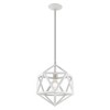 Livex Lighting Ashland 1 - Light Pendant in  White - 3 of 4