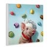 Stupell Industries Pig Chef with Playful Macarons, 12" x 12" - 3 of 4