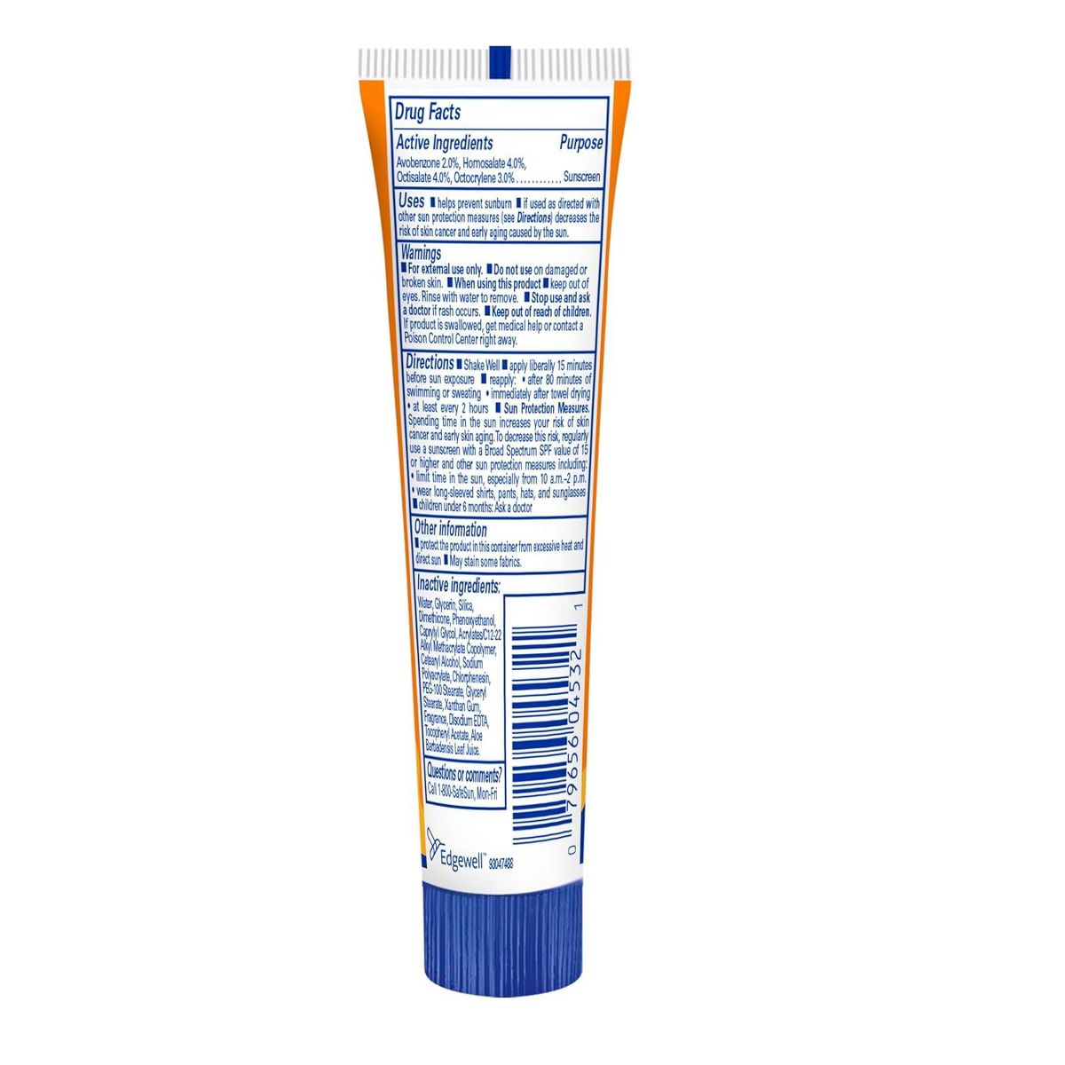 Banana Boat Sport Performance Sunscreen Lotion SPF 30 Broad Spectrum Sun Protection, 1 oz Tube - thumbnail 2