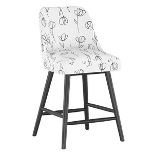 Skyline Furniture Sherrie Counter Height Stool in Pattern - 1 of 4