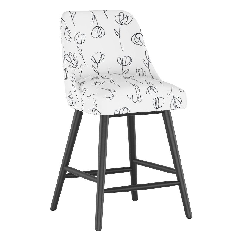 Skyline Furniture Sherrie Counter Height Stool in Pattern, 1 of 9