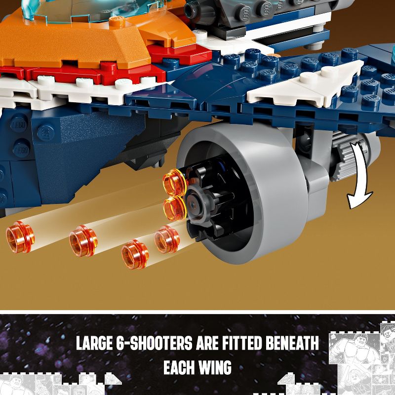 LEGO Marvel Rocket&#39;s Warbird vs. Ronan Kit 76278, 6 of 8