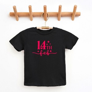 The Juniper Shop 14th Feb Stars Puff Print Toddler Short Sleeve Tee - 1 of 3