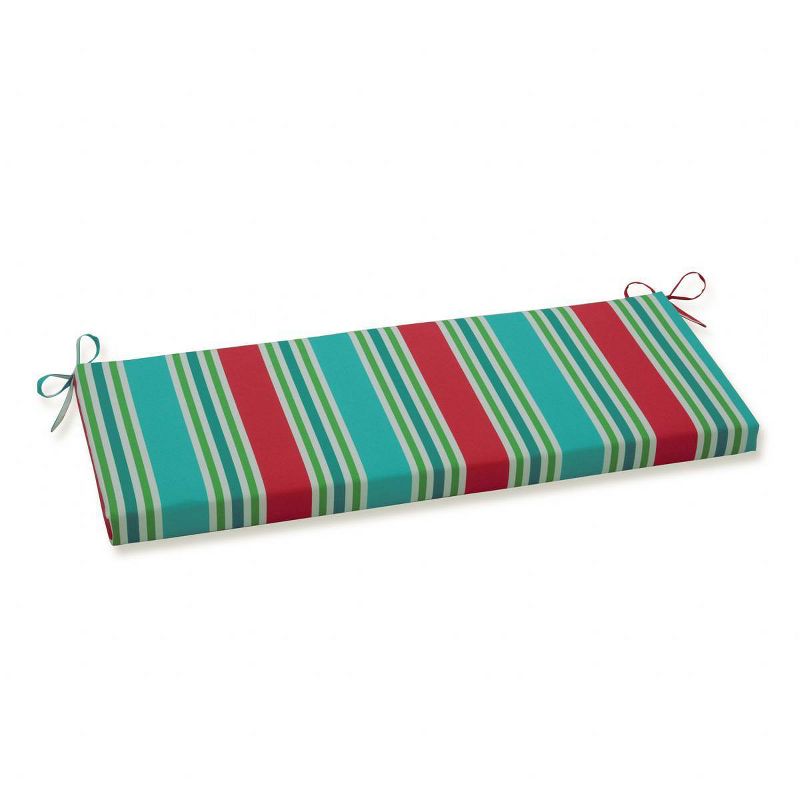 Aruba Stripe Outdoor Bench Cushion - Pillow Perfect, 1 of 6