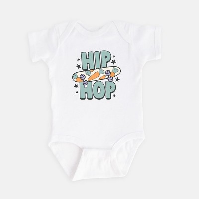 The Juniper Shop Hip Hop Skateboard Baby Bodysuit