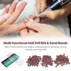 Byootique 300x Nail Drill Sanding Bands 80" 120" 180" & 30x Bits Nail Drill File - 2 of 4