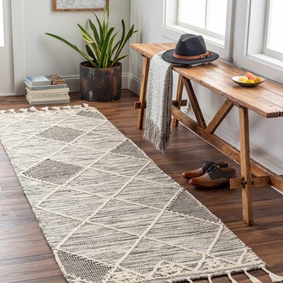 Hauteloom Mabua Tasseled Jute&Wool  Rug