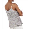 Women's SEQUIN CAMI TOP - APRICOT - image 3 of 4