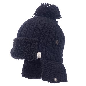 Trapper Hat w/ Pom_Nirvanna Designs - 1 of 2