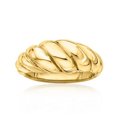 Ross-Simons Italian 14kt Yellow Gold Shrimp Ring