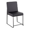 Set of 2 High Back Fuji Dining Chairs - image 2 of 4