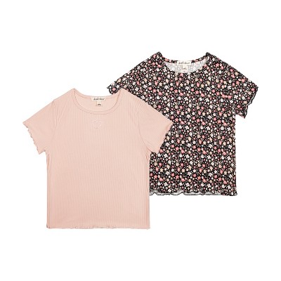 Derek Heart Girls 2 Pack of Short Sleeve T-Shirts
