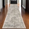 Gray And Ivory Medallion Area Rug - 2 of 4