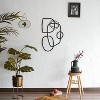 Sussexhome Minimalist Metal Wall Art – Home Office and Living Room Decoration 26.8" (L) x 17.3" (W) - 2 of 3