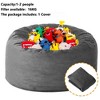 Bean Bag Chair Cover Only, Corduroy Bean Bag Cover No Filler for Adults Kids, Giant Adult Beanbag Chair Cover with Washable Cover - 2 of 4