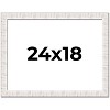 PosterPalooza | Sculpted White Picture Frame - UV Acrylic, Backing Board, Hanging Hardware Included - 2 of 4