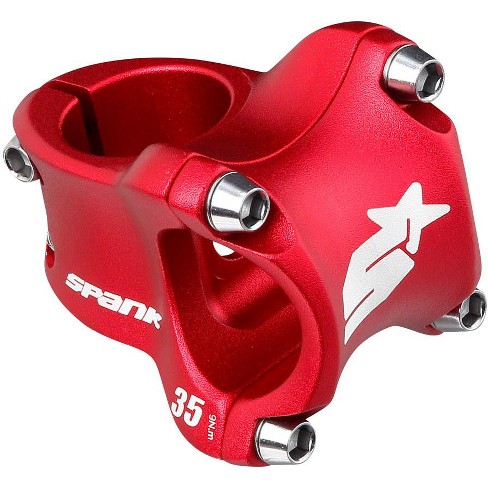 Spank Spike Race 2 Stem- Red Length: 35 Bar Clamp Diameter (mm): 31.8 :  Target