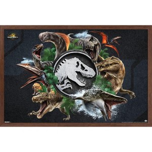 Trends International Jurassic World: Rebirth (2025) - Group Framed Wall Poster Prints - 1 of 4
