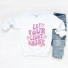 Simply Sage Market S.W.Smiley Let Your Light Shine Smiley Face Sweatshirt - 3 of 4