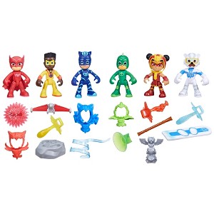 PJ Masks Power Heroes Meet The Power Heroes Figure Set with 6 Figures and 14 Accessories - 1 of 4