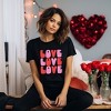 Simply Sage Market Women's Love Stacked Bold Short Sleeve Graphic Tee - 2 of 4