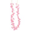 Aghana Digitals 6-Pack 180cm Dark Pink Artificial Silk & PE Flower Garlands for Indoor/Outdoor - 4 of 4