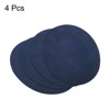 Unique Bargains Oval Elbow Knee Iron-on Repair Patches for Clothing 4 Pcs - 3 of 4