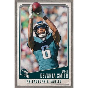 Trends International NFL Philadelphia Eagles - DeVonta Smith 22 Framed Wall Poster Prints - 1 of 4
