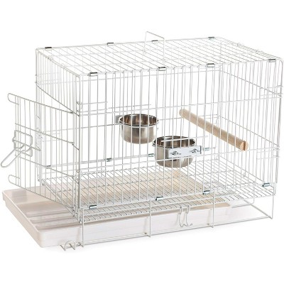Prevue Pet Products Travel Bird Cage 1305 White, 20-Inch by 12-1/2-Inch by 15-1/2-Inch