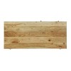 Laymon Modern Industrial Handcrafted Acacia Wood Live Edge Cabinet with Sliding Door Natural/Black - Christopher Knight Home: Storage for Living Room - 4 of 4
