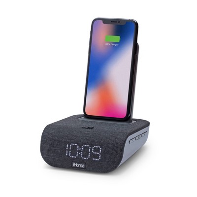 iHome Qi Charging Bluetooth Alarm Clock