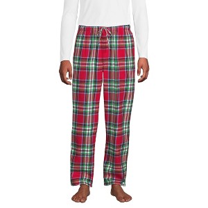 Lands' End Men's Flannel Pajama Pants - 1 of 3