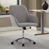 GlasFlength Task and Office Chairs Adjustable Office Chair Ergonomic Swivel Chair Computer Chair for Long Sitting, Gray, 24.6"*22.84"*38" - 2 of 4