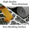 Washable Area Rugs, Rug Geometric Modern Rug for Bedroom, Non Slip Throw, Rugs Low Pile Stain Resistant Carpet for Nursery Dining Room - 4 of 4