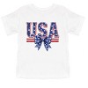 The Juniper Shop Coquette USA Bow Toddler Short Sleeve Tee - 3 of 4