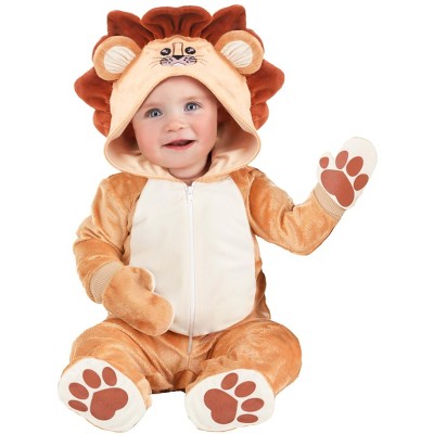 HalloweenCostumes.com 12-18 Months   Infant's Cozy Lion Costume, Brown/Brown/Brown