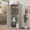 COZONY 70'' Tall Pantry Cabinet with Doors & Adjustable Shelves – Modern Kitchen Storage Cupboard for Dining & Living Room - 2 of 4